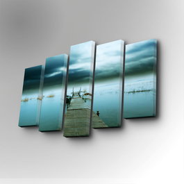 Wallity Cuadro Decorativo en Lienzo 5 Piezas 5PUC-019